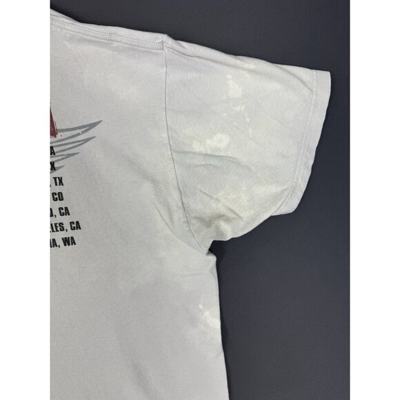 Vintage Y2K Aerosmith The Global Warming Tour Rock Concert Promo Shirt - Picture 14 of 16